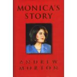 Monica Lewinsky signed Monica's Story by Andrew Morton hardback book. Signed on inside title page.