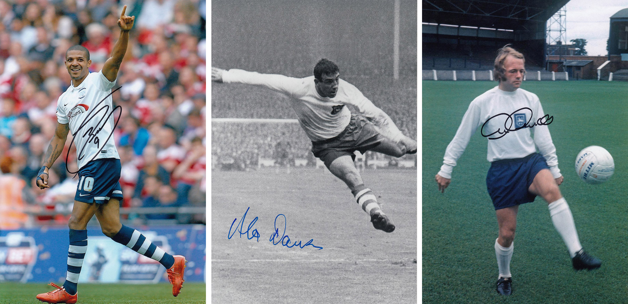 Football Autographed PRESTON NORTH END 12 x 8 Photos : A nice Lot of 12 x 8 photos, each depicting