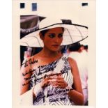 Barbara Carrera signed 10x8 inch colour photo. DEDICTED. Good Condition. All autographs come with
