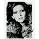 Brenda Vaccaro, American actress. A signed 10x8 inch photo. She has appeared in over 20 films,