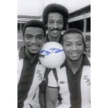 Football Autographed BRENDON BATSON 12 x 8 Photo : B/W, depicting a superb image showing West