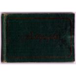 Vintage small autograph book 3.5x2.5 inch in size with signatures of veterans from WW2, Colditz
