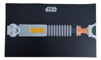 Star Wars Royal Mail Light Sabre 1st class stamp x 20 display. Light sabre folds out of the holder