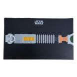 Star Wars Royal Mail Light Sabre 1st class stamp x 20 display. Light sabre folds out of the holder