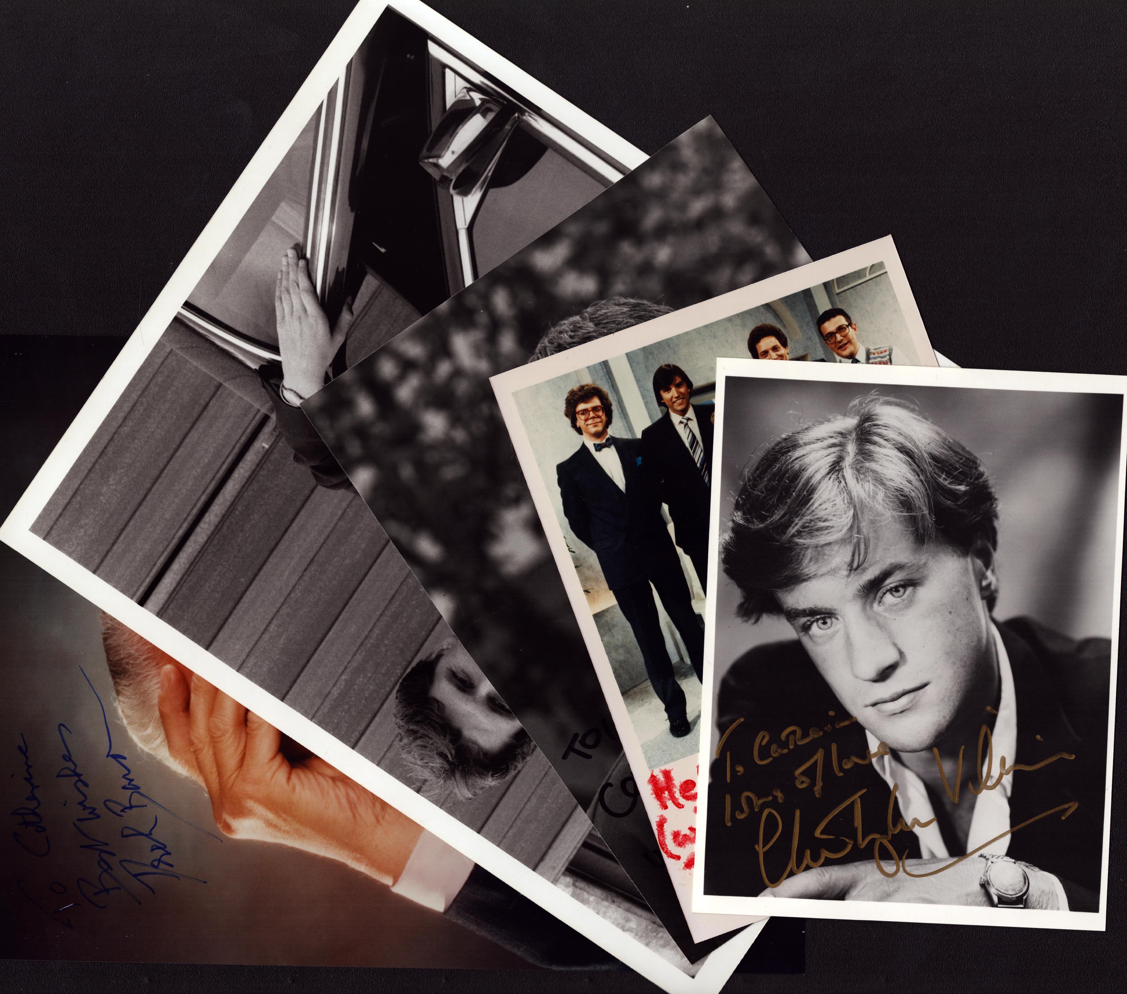 Entertainment Collection of 5 signed photos including legendary names of Reece Dinsdale, Derek