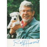 Rolf Harris signed colour photo Approx. 6x4 Inch. Was an Australian musician, television