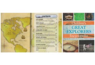 Children's Great Explorers Encyclopaedia hardback book. Unsigned. Good Condition. All autographs