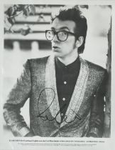 ELVIS COSTELLO Singer signed 8x10 Promo Photo