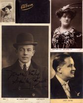 Vintage photo album full of signed and unsigned photos of stars from the early 1900s including