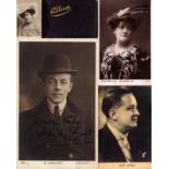 Vintage photo album full of signed and unsigned photos of stars from the early 1900s including