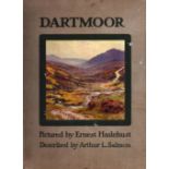 Dartmoor described by Arthur L Salmon and pictured by Ernest Haslehust hardback book. Good