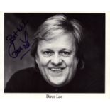 Dave Lee MBE signed 10x8inch black and white promo photo. Good Condition. All autographs come with a