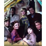 Land of the Giants multi signed 10x8 inch colour photo. Signed by Don Marshall, Deanna Lund and