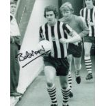 BOB MONCUR signed Newcastle United 8x10 Photo. Good Condition. All autographs come with a