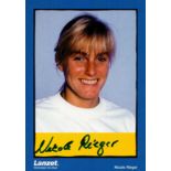 Nicole Rieger signed promo photo Approx. 6x4 Inch. Is an athlete who competes internationally for