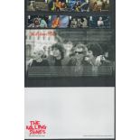 The Rolling Stones FDC and Stamps. The Rolling Stones Miniature 4 Sheet, The Rolling Stones 8