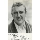 Bernard Cribbins, OBE signed black & white photo 5.5x3.5 Inch. Dedicated. Was an English actor and