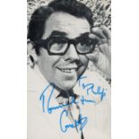 Ronnie Corbett signed black & white photo Approx. 5x3 Inch. Dedicated. Was a Scottish actor,