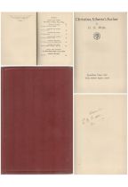 Christina Alberta's Father by H.G Wells inscribed dated 1927 hardback book. Good Condition. All