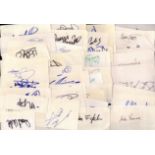 Sport Collection - Approx 50 signed cards of legendary names including Robbie Keane, Viv Anderson,