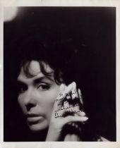 Lena Horne signed 10x8inch black and white photo. Dedicated. Good Condition. All autographs come