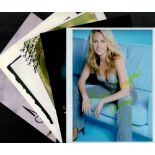 Variety Music/Actress/Actor others 5 x Collection signed Deana Carter. Justine Warrington. Annie