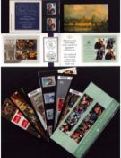 Stamp Collection includes Harry and Meghan 2018 stamp book, HRH The Prince of Wales 70th Birthday