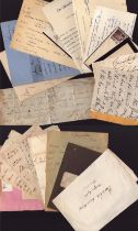 Vintage letter collection of 20 approx ALS and TLS from the late 1800s to early 1900s. May yield