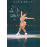 Sarah Hughes signed promo colour photo 8x5.5 Inch. Is an American former competitive figure