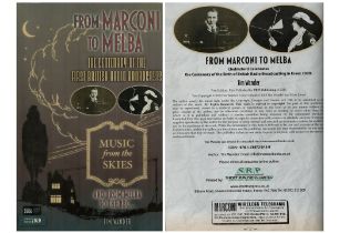 From Marconi To Melba The Centenary Of The First British Radio Broadcasts Music from the Skies