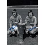 Football Autographed IPSWICH TOWN 12 x 8 Photo : B/W, depicting Ipswich Town's ARNOLD MUHREN and