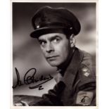 Ian Carmichael OBE signed 10x8 inch black and white photo. Good Condition. All autographs come