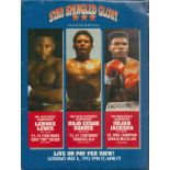 STAR SPANGLED GLORY 1993 Press Pack for Lennox Lewis v Tony Tucker, Julio Cesar Chavez v Terrence