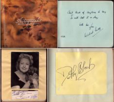 Vintage photo and autograph album with poems throughout with signatures from Tesse O'Shea and