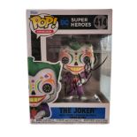 The Joker - Dia De Los DC #414 Funko Pop! Signed by actor Kevin Michael Richardson on front of