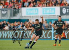 Owen Farell signed 7x5 inch colour photo. Owen Andrew O'Loughlin Farrell (born 24 September 1991) is