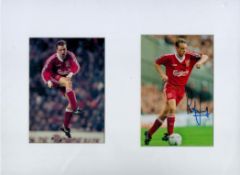Rob Jones 16x12 inch mounted signature piece includes signed photo and 1 unsigned pictured in action