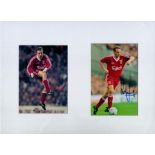 Rob Jones 16x12 inch mounted signature piece includes signed photo and 1 unsigned pictured in action