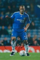 Football Alex signed 12x8 inch colour photo pictured while playing for Chelsea. All autographs