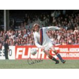 Football Autographed COLIN BELL 16 x 12 Photo : Col, depicting a wonderful image showing