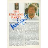 Cricket England versus Pakistan 1987, 3rd One Day International programme multi signed includes