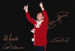 Football Autographed NOTTM FOREST 12 x 8 Photo : Col, depicting a wonderful image showing Nottingham