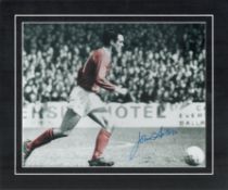 John Aston Manchester United Signed 10 X 12 Mount. All autographs come with a Certificate of