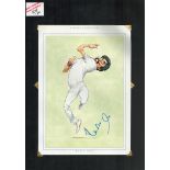 Kapil Dev signed 17x12 inch mounted colour caricature illustrated page. All autographs come with a
