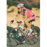 Alexander Winokurow signed 6x4 inch Team Telekom cycling colour promo photo. All autographs come