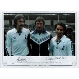 Ossie Ardiles and Ricardo Villa Signed 16 x 12 Colourised Autograph Editions, Limited Edition Print.