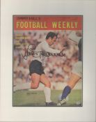 Jimmy Greaves signed 15x12 inch overall mounted colour Goal magazine cover photo. All autographs