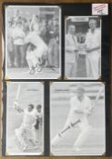Cricket Legends 18x14 inch mounted signature piece includes 5, great signatures from Derek