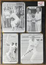 Cricket Legends 18x14 inch mounted signature piece includes 5, great signatures from Derek