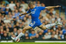 Football Joe Cole signed 12x8 inch colour photo pictured while in action for Chelsea. All autographs